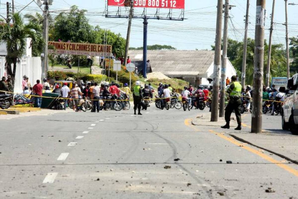 Accidente de tránsito en la Troncal de Occidente en Sincelejo SANTIAGO PÉREZ - EL UNIVERSAL -