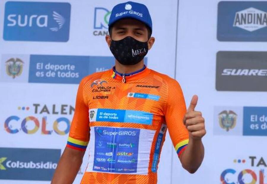 Luis Chía ganó la 2ª etapa; Brayan Gómez, nuevo líder de la Vuelta a Colombia