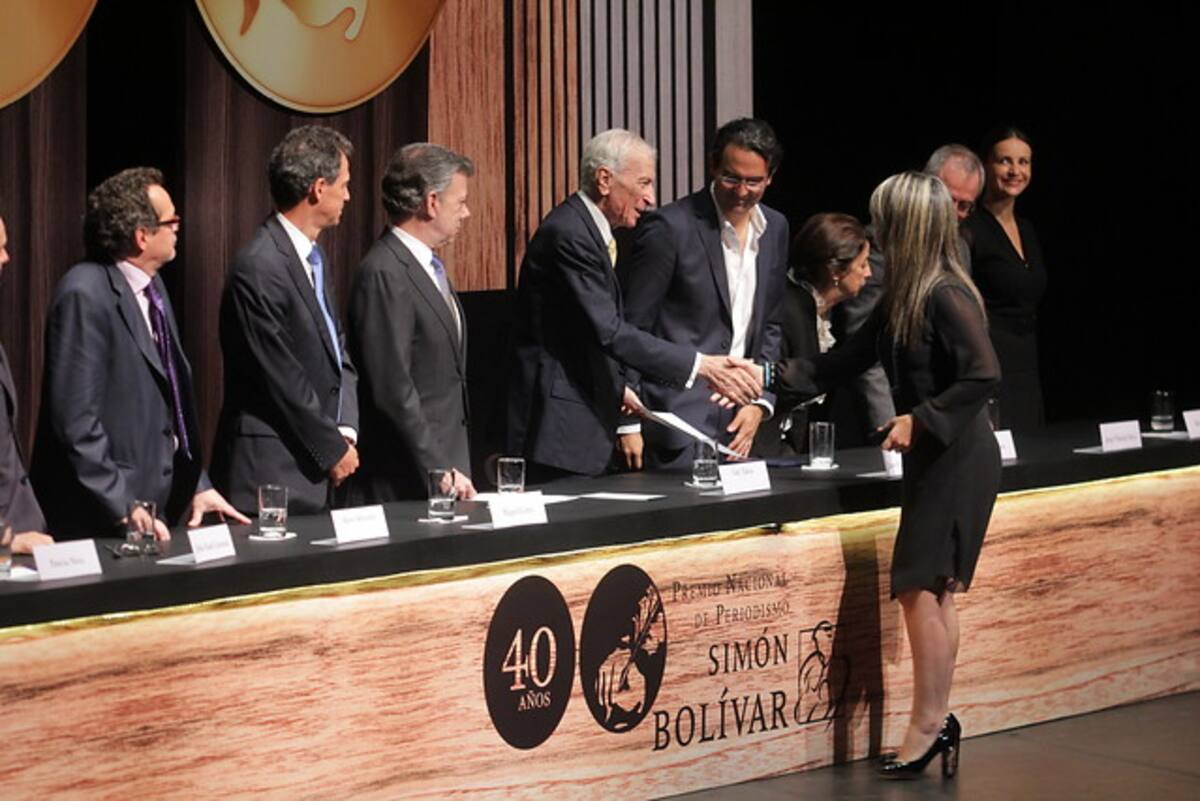 Vicky Dávila fue una de las ganadoras de la noche. COLPRENSA