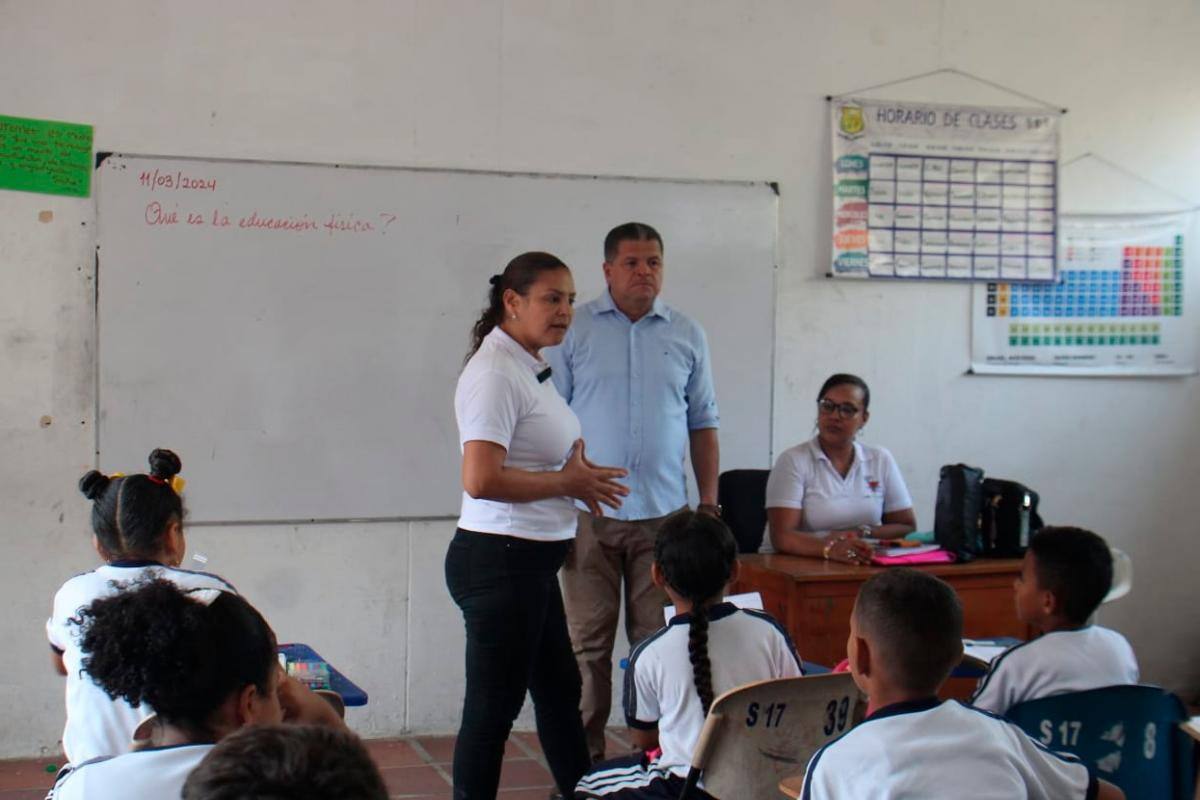 Los ocho grados de quinto, del Instituto Docente de Turbaco, retornaron a clases