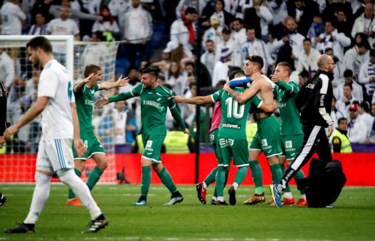 Leganés eliminó a Real Madrid en Copa del Rey. EFE Juanjo Martín