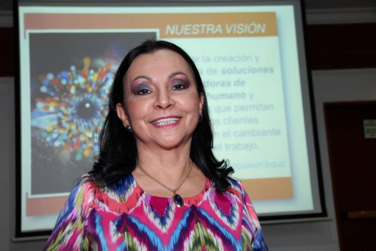 Rosalba Montoya Pereira, Directora de ManpowerGroup para el Área Andina de Suramérica, conferensista. Zenia Valdelamar El Universal
