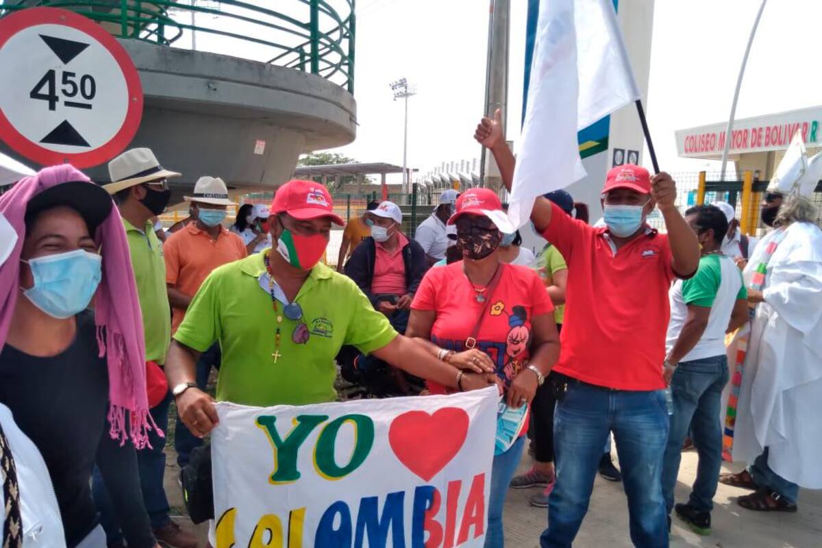 Marchas y bloqueos: así vivió Cartagena las protestas de este miércoles