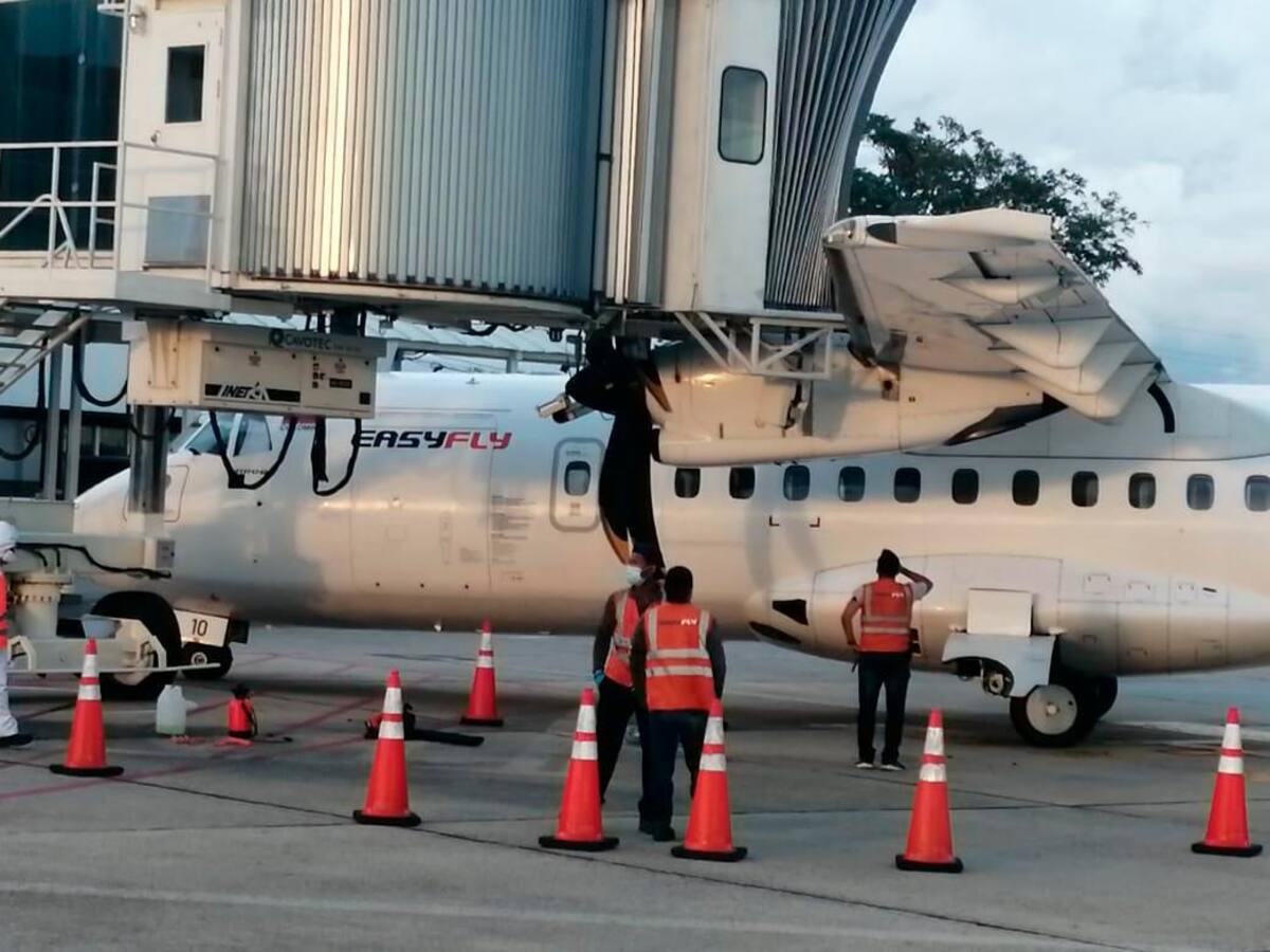 En el aeropuerto confirmaron que las perdidas eran solo materiales. Foto: Vanguardia