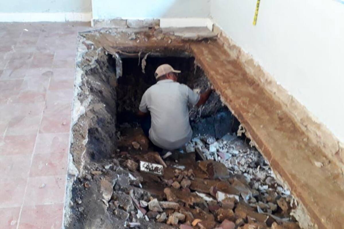 Alcaldía de Turbaco realizó trabajos de reparación en IE cuarta Poza