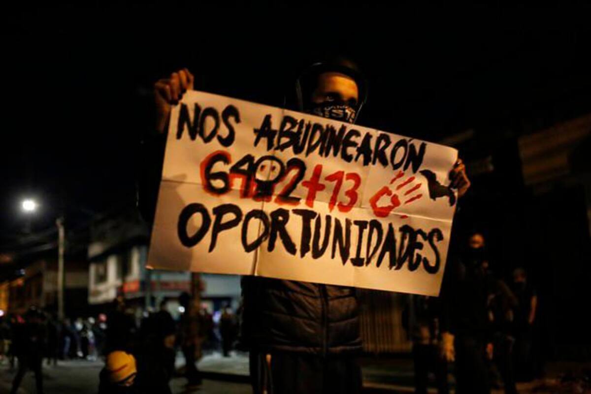 Con fuertes disturbios en Bogotá concluyeron manifestaciones del 9S