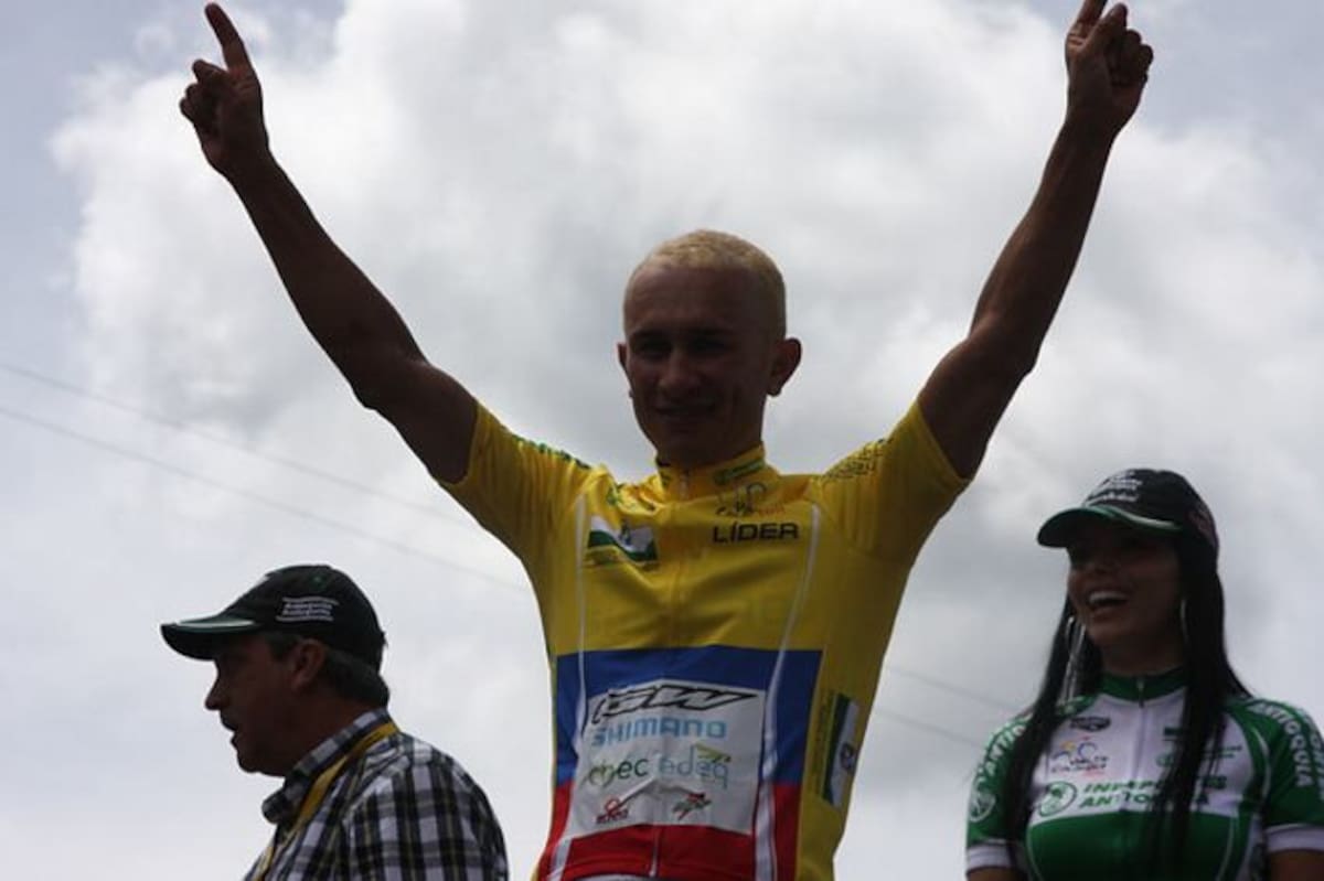 Marlon Pérez, ciclista suspendido por posible dopaje. COLPRENSA