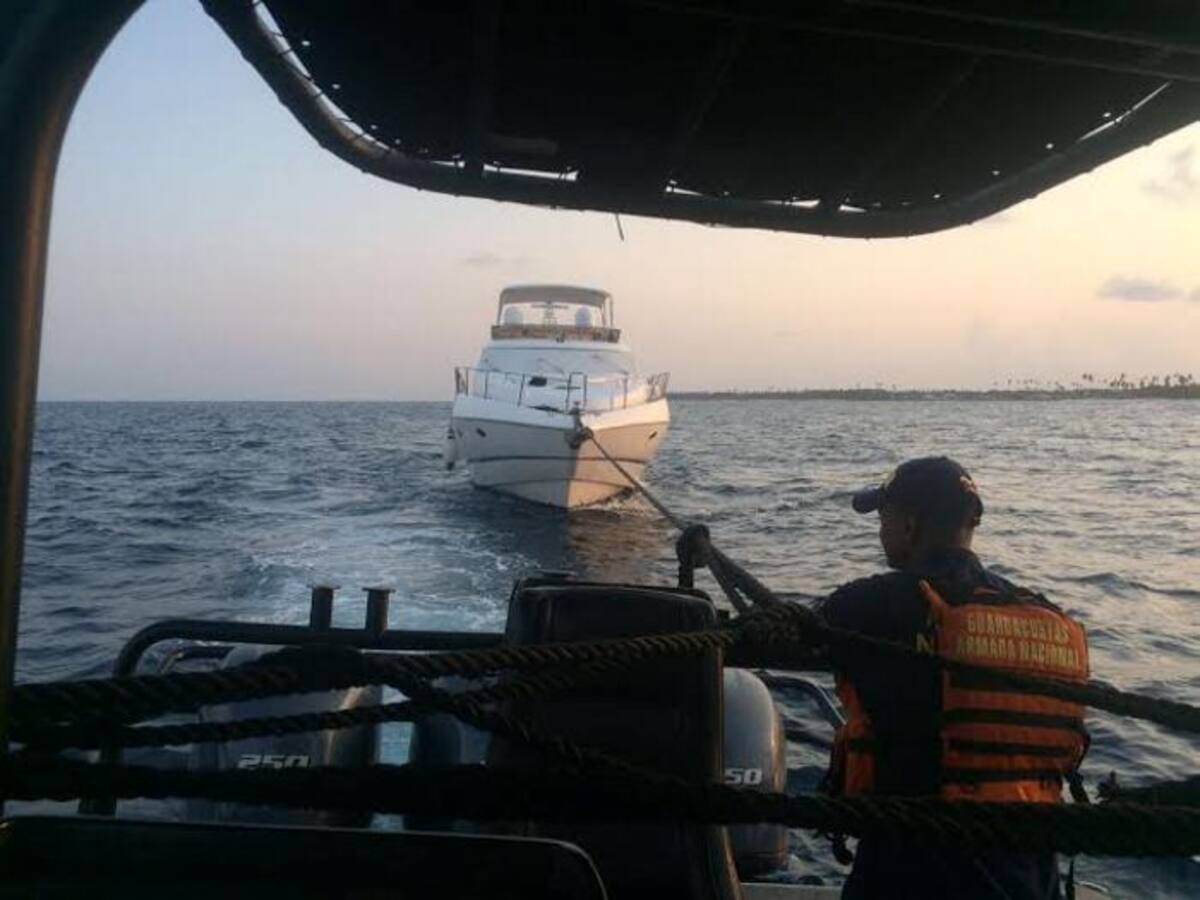 En lo corrido de 2016, la Armada Nacional ha realizado en la isla de San Andrés 11 operaciones de búsqueda y rescate en donde se han recuperado 10 motonaves. Cortesía.