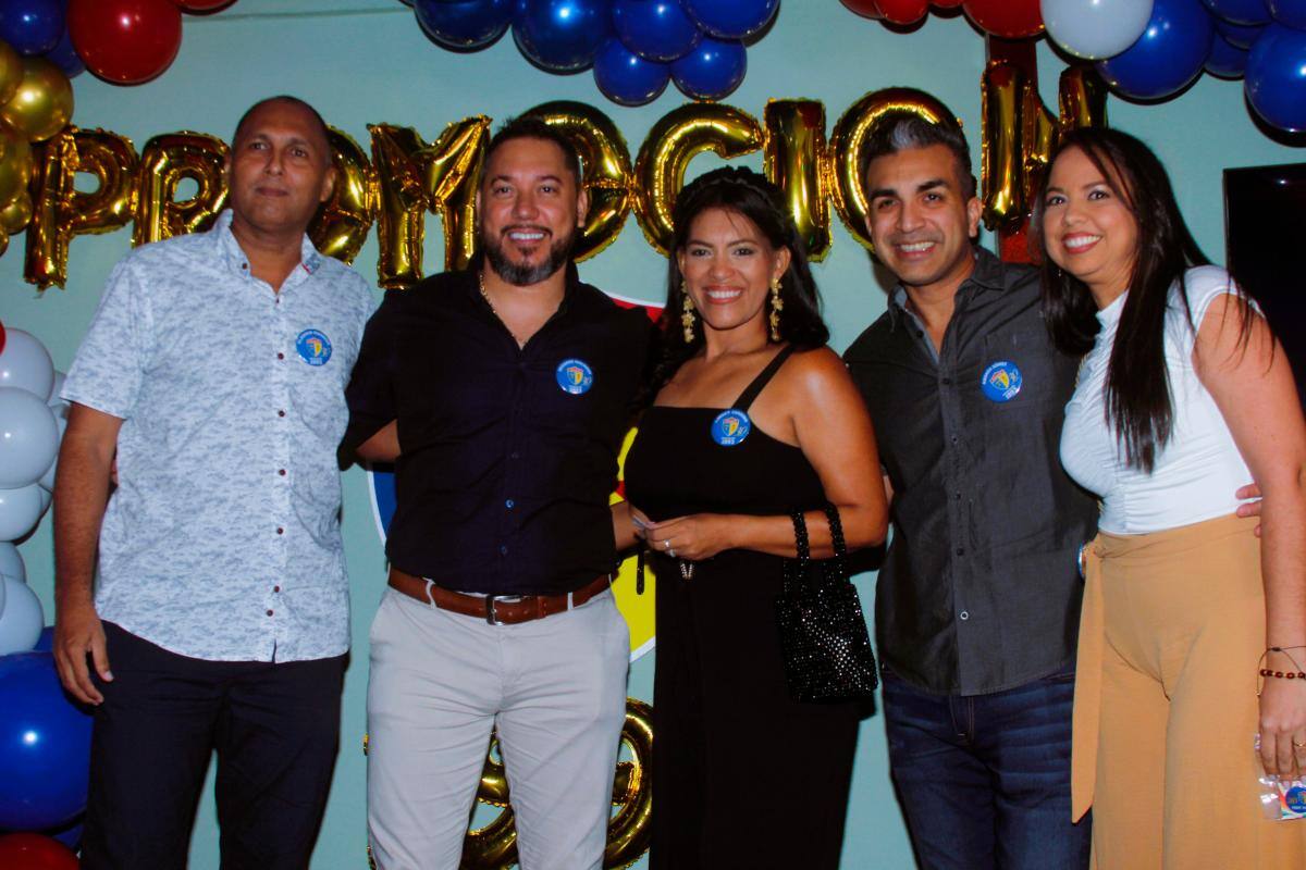 Bladimir Marrugo, Eduardo Machado, Lorcy Cárdenas, Andrés Gómez y Elena Del Valle,