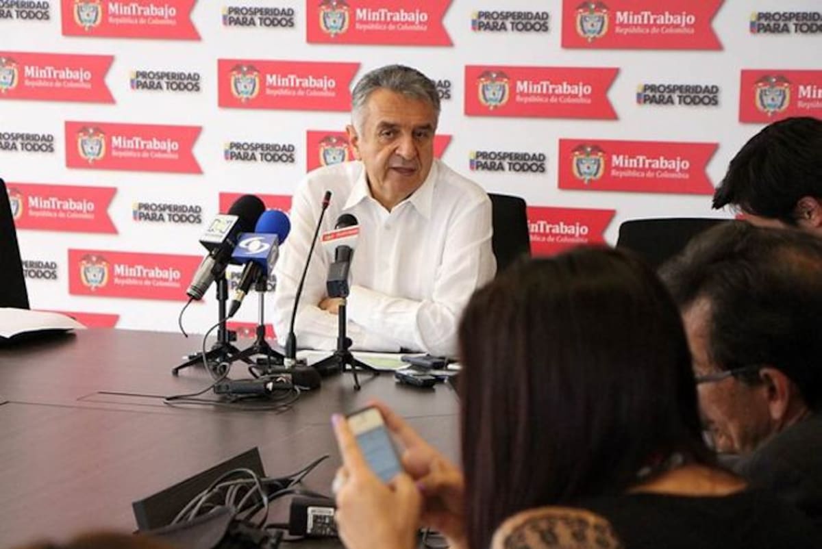 Luis Eduardo Garzón, Ministro del Trabajo. COLPRENSA