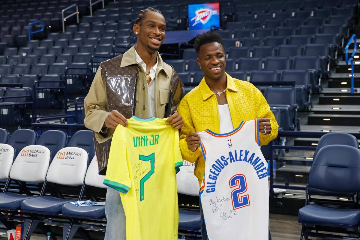 Vinícius Junior se deleita con los partidos de la NBA