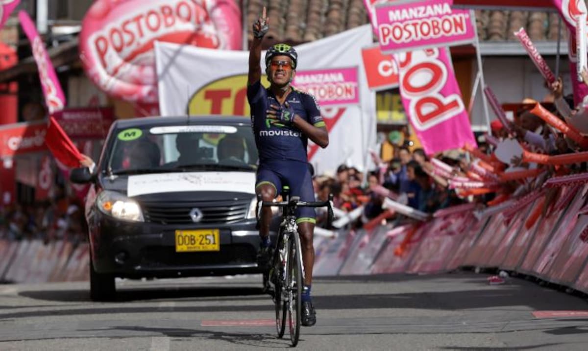 Óscar Soliz ganó en Santa Rosa la sexta etapa del Clásico RCN. COLPRENSA