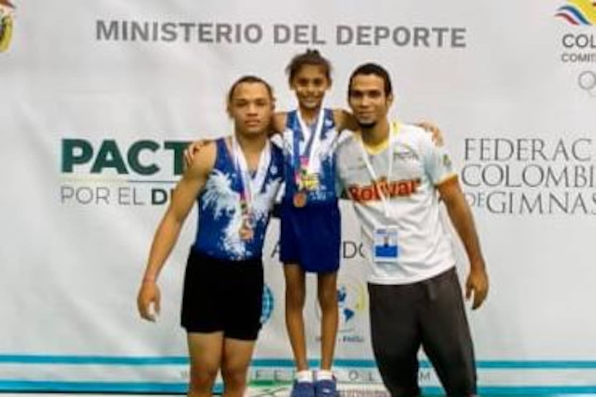 ¡Buena esa!: Gimnasia de Bolívar ahora también se destaca en trampolín