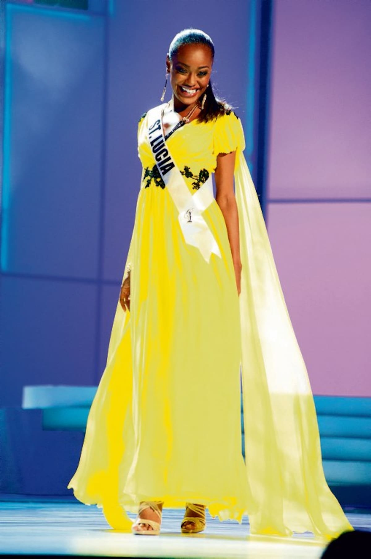Santa Lucía, Joy-Ann Biscette. Cortesía organización Miss Universo