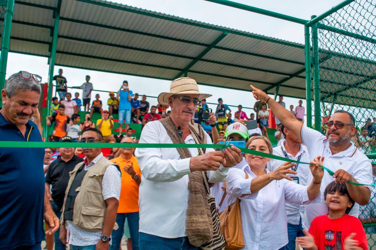 El nuevo estadio de Turbaco queda en el barrio La Granja
