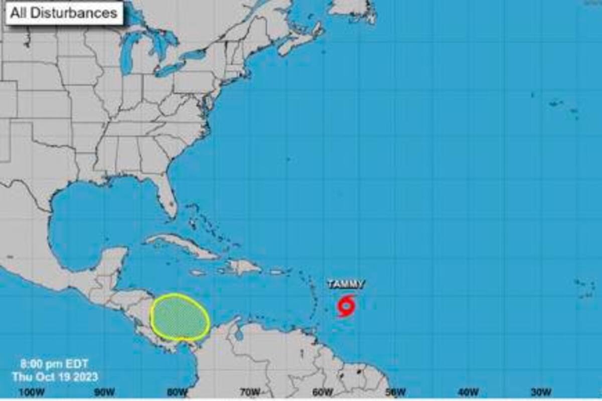 El NHC advierte que se vienen lluvias en Cartagena para el fin de semana