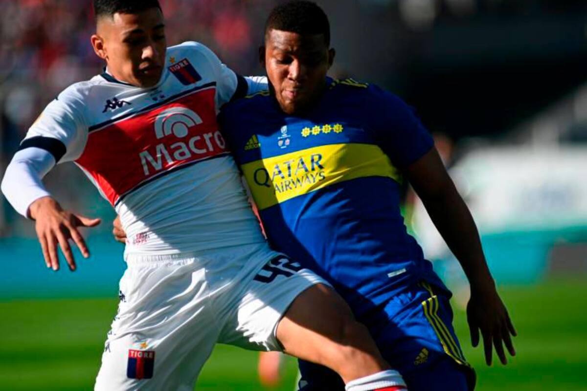 Golazo de Fabra, Boca Juniors le gana 3-0 a Tigre