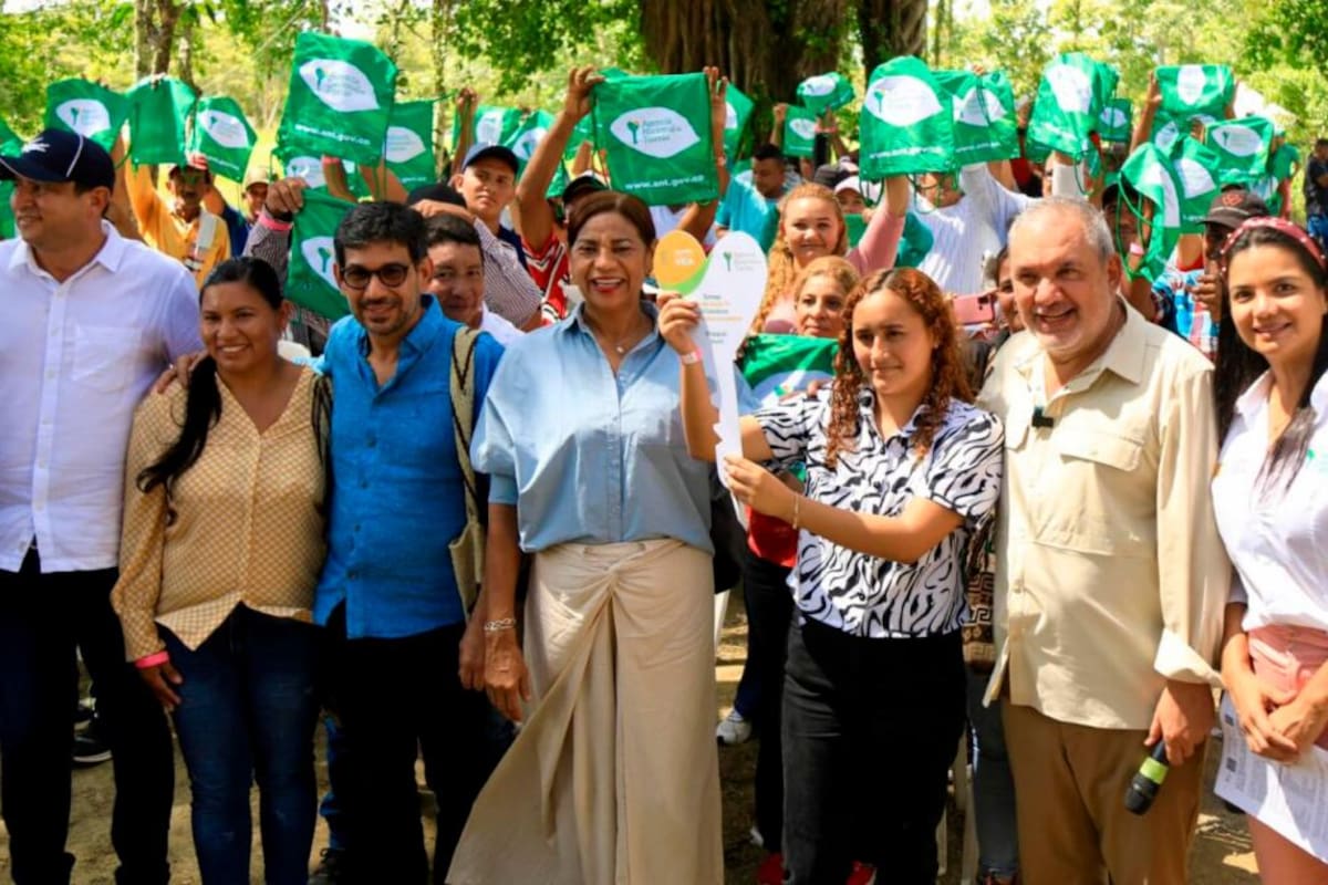 Más de 500 hectáreas para 48 familias campesinas en La Mojana sucreña