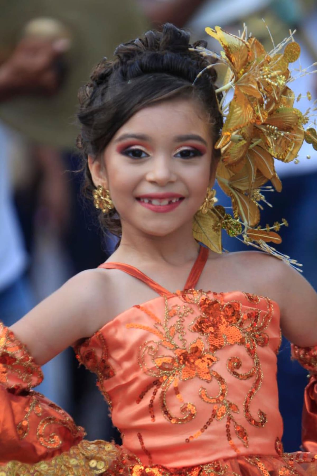 Reina infantil, María Alejandra Zabaleta Llanos. FOTO JULIO CASTAÑO