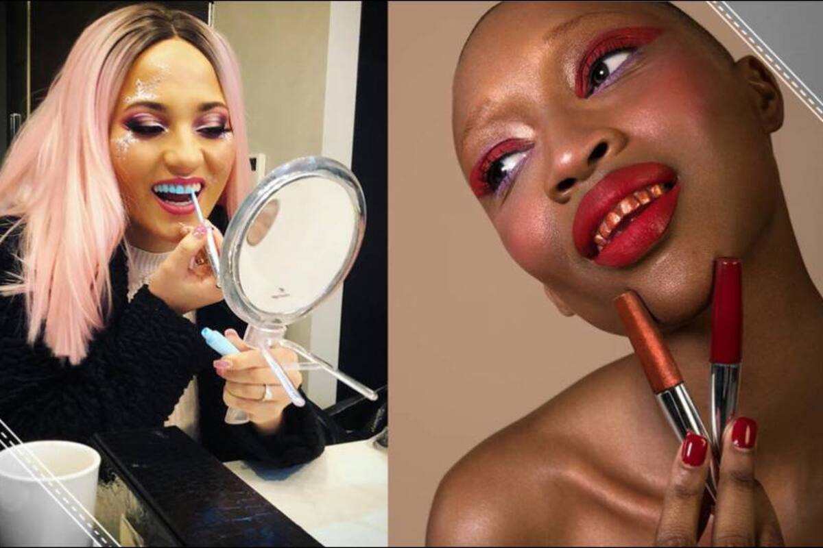 Dientes de colores, el maquillaje que ahora está de moda
