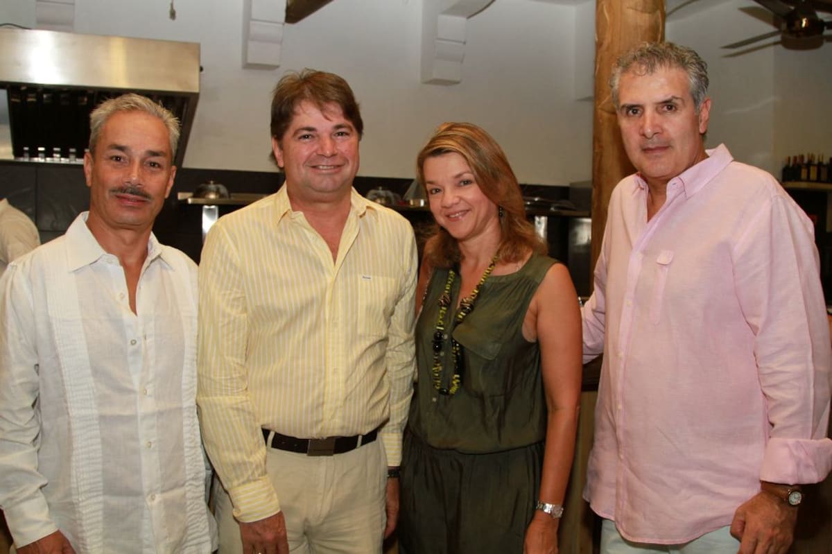 Gerardo Duque, RodrIgo Maldonado, Ayda de Maldonado y Mario Correa.