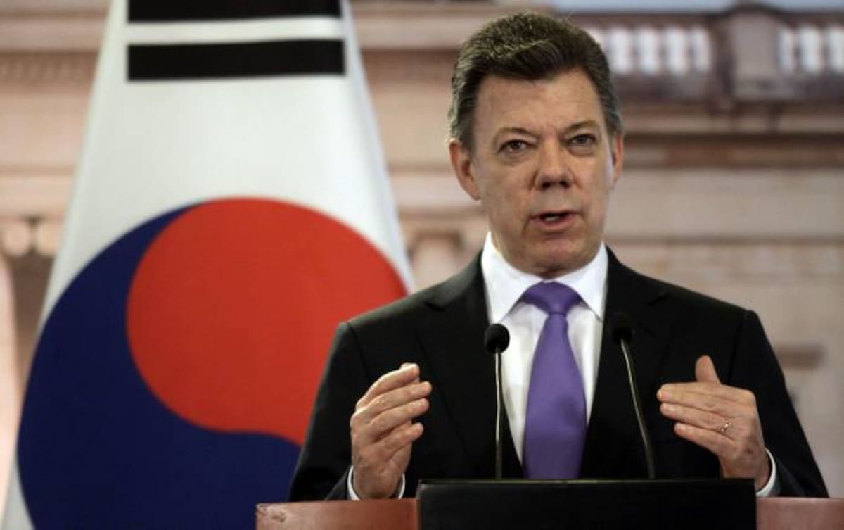 Juan Manuel Santos, presidente de los colombianos. ARCHIVO