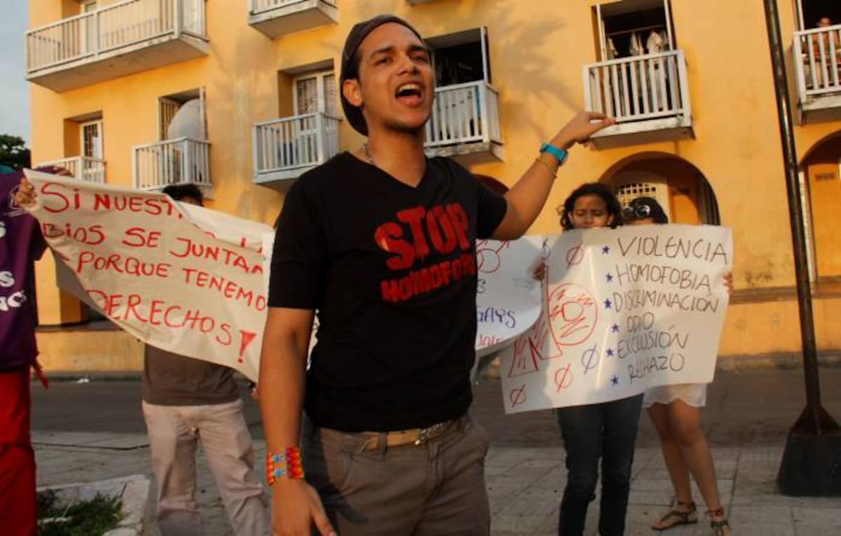La comunidad LGBTI si-gue exigiendo el respeto de sus derechos. KAILLINE GIRALDO, EL UNIVERSAL