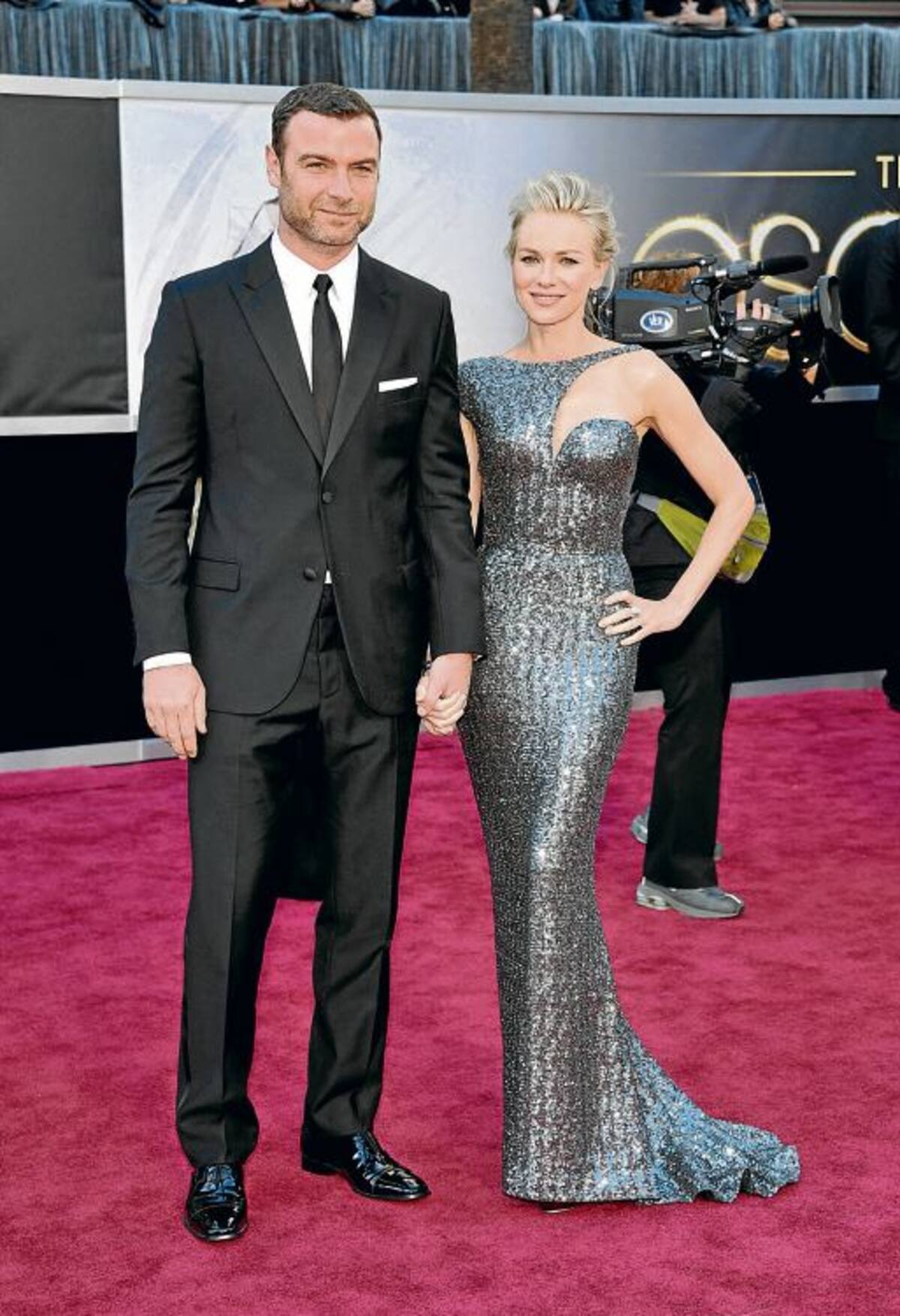 Los actores: Liev Schreiber y Naomi Watts.
