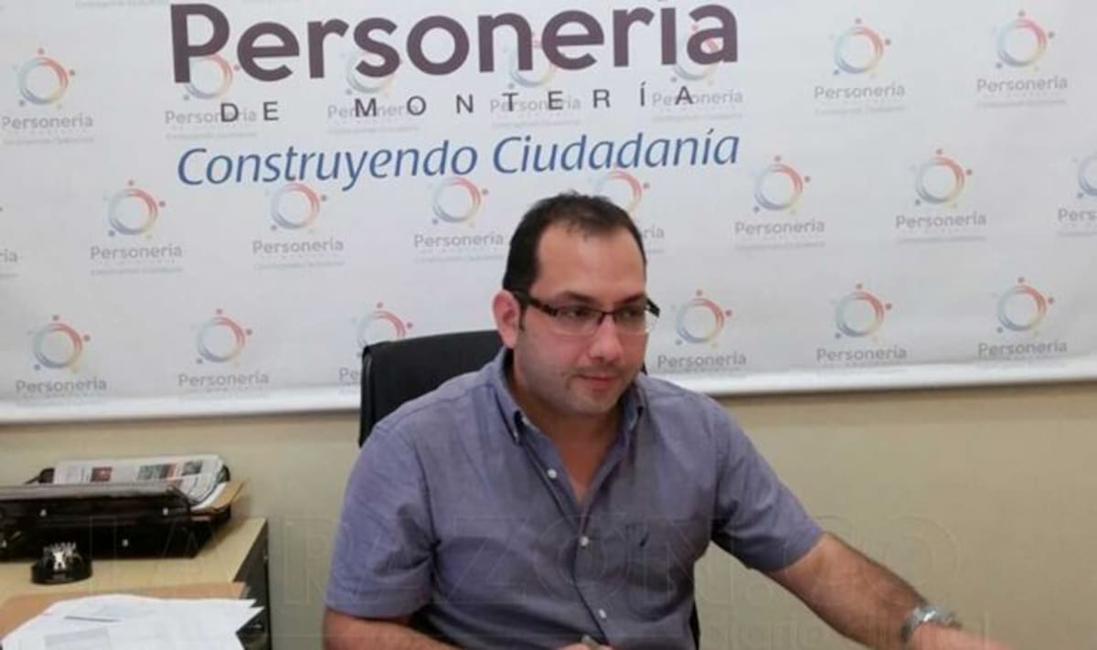 Jorge Galofre, personero de Montería. Cortesía