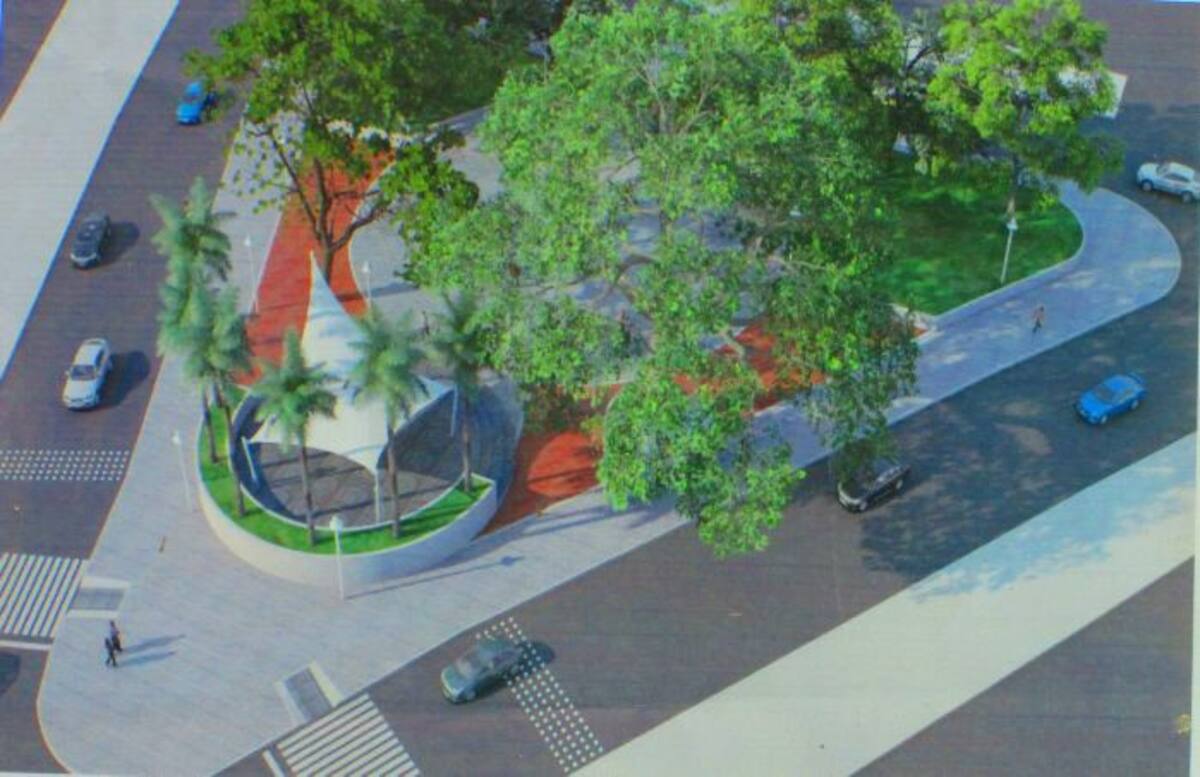 Diseño proyectado para el Parque Lácides Segovia, en construcción. CORTESÍA
