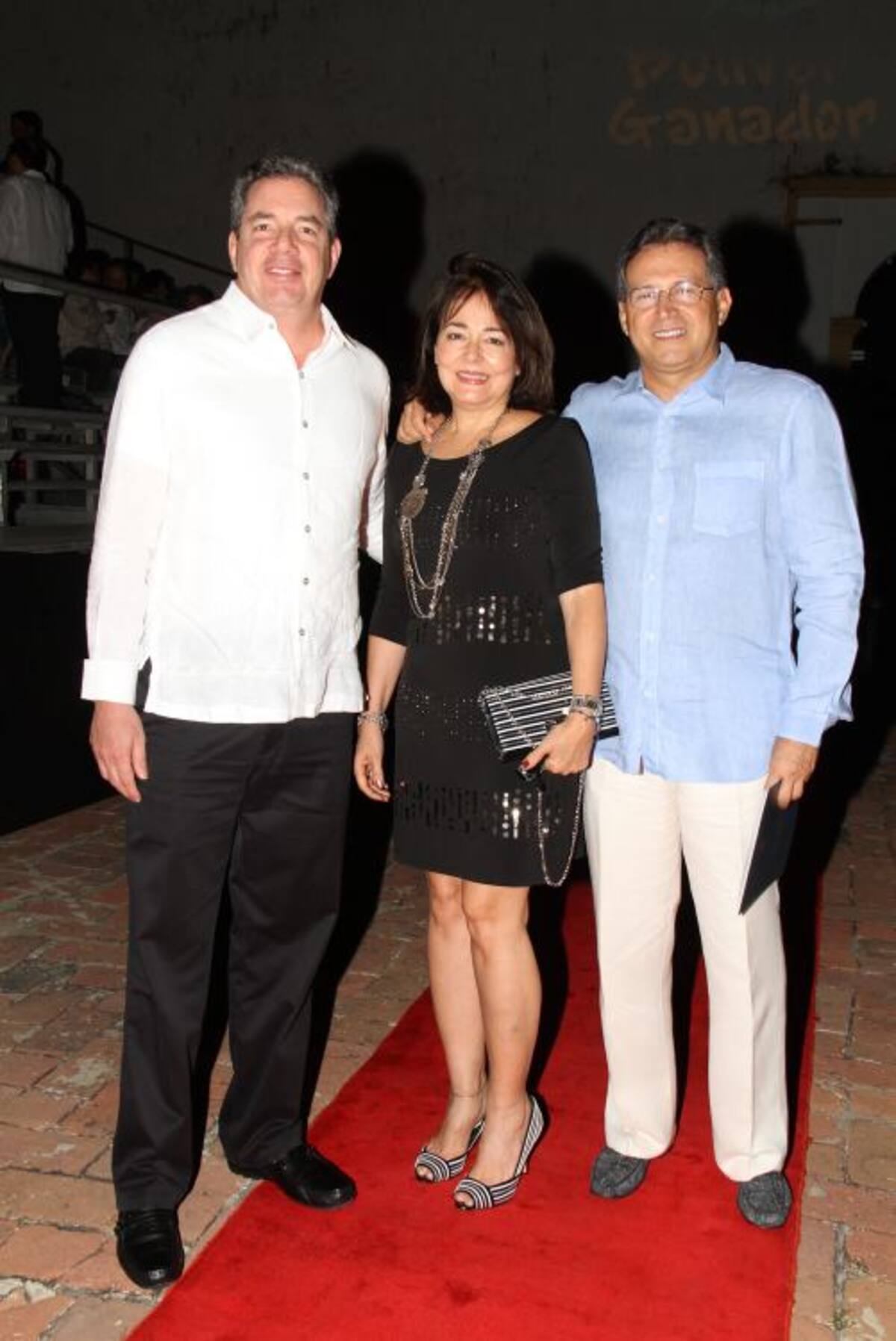 Tadeo Murra, Nelly de Fernández y José Manuel Fernández.