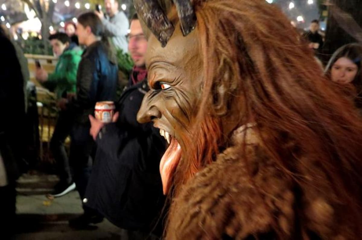 Krampus: el antagonista diabólico de Papá Noel en Navidad. EFE