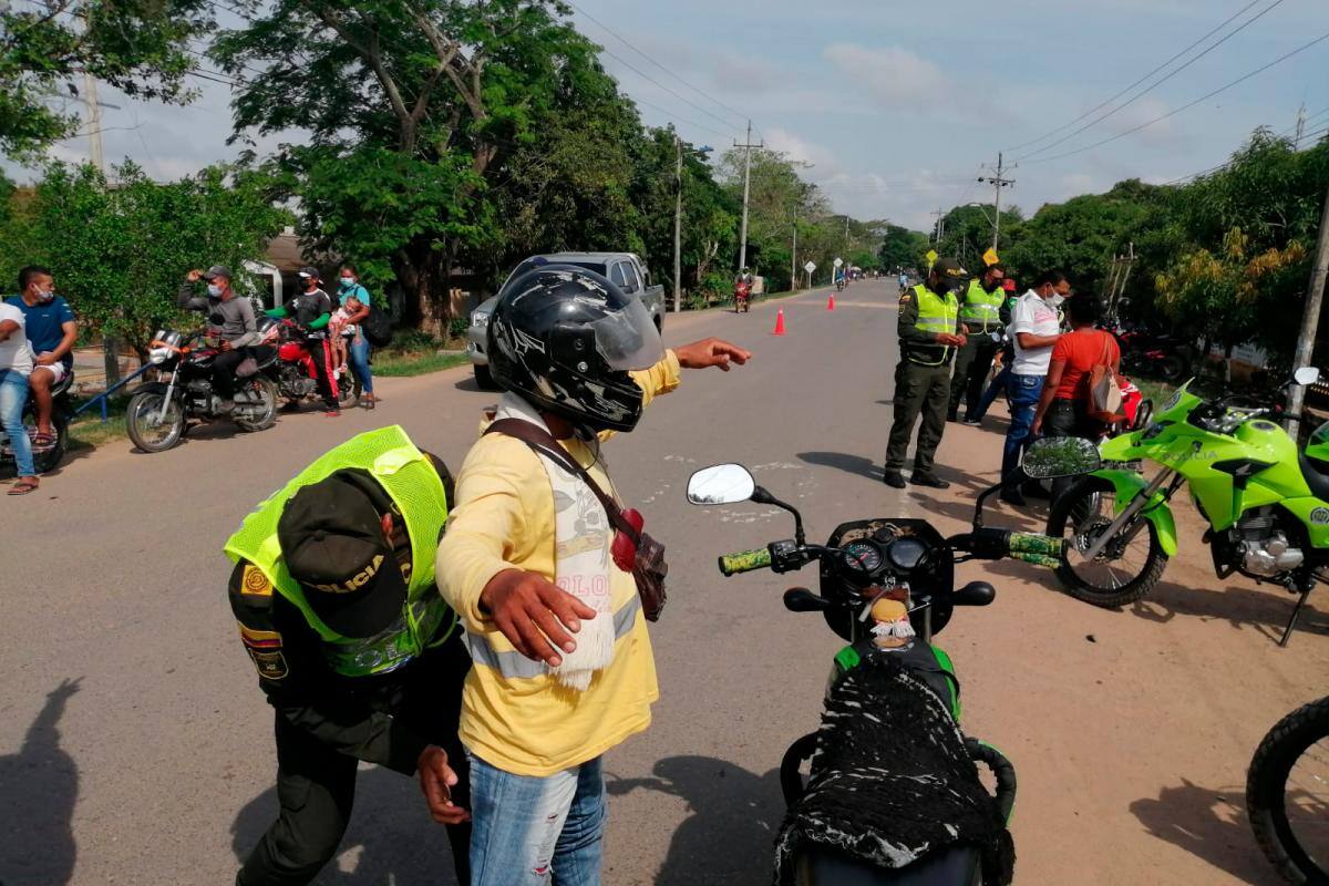 Policía realizó toma masiva contra el delito en Mompox