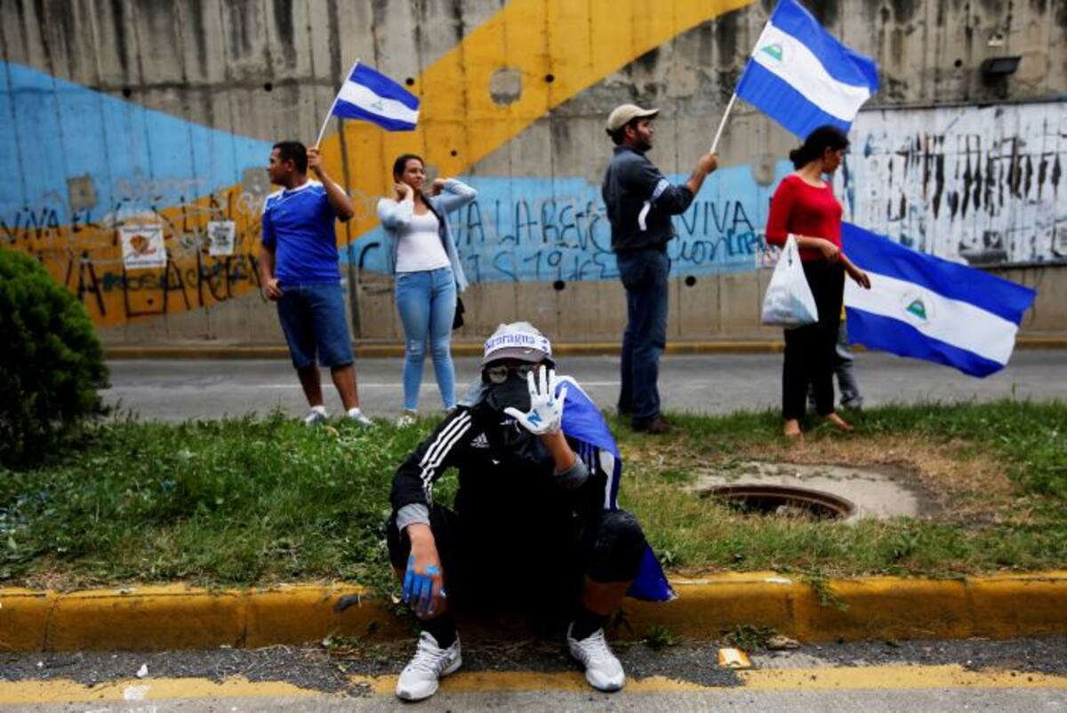 Nicaragua atraviesa la crisis sociopolítica más sangrienta desde la década de los años de 1980, también con Daniel Ortega siendo presidente. efe