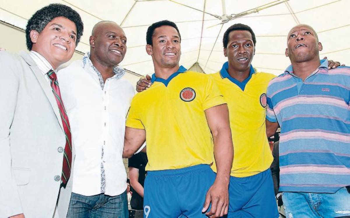 Freddy Rincón, Antonio Jiménez, Omar Murillo y Faustino Asprilla. Colprensa