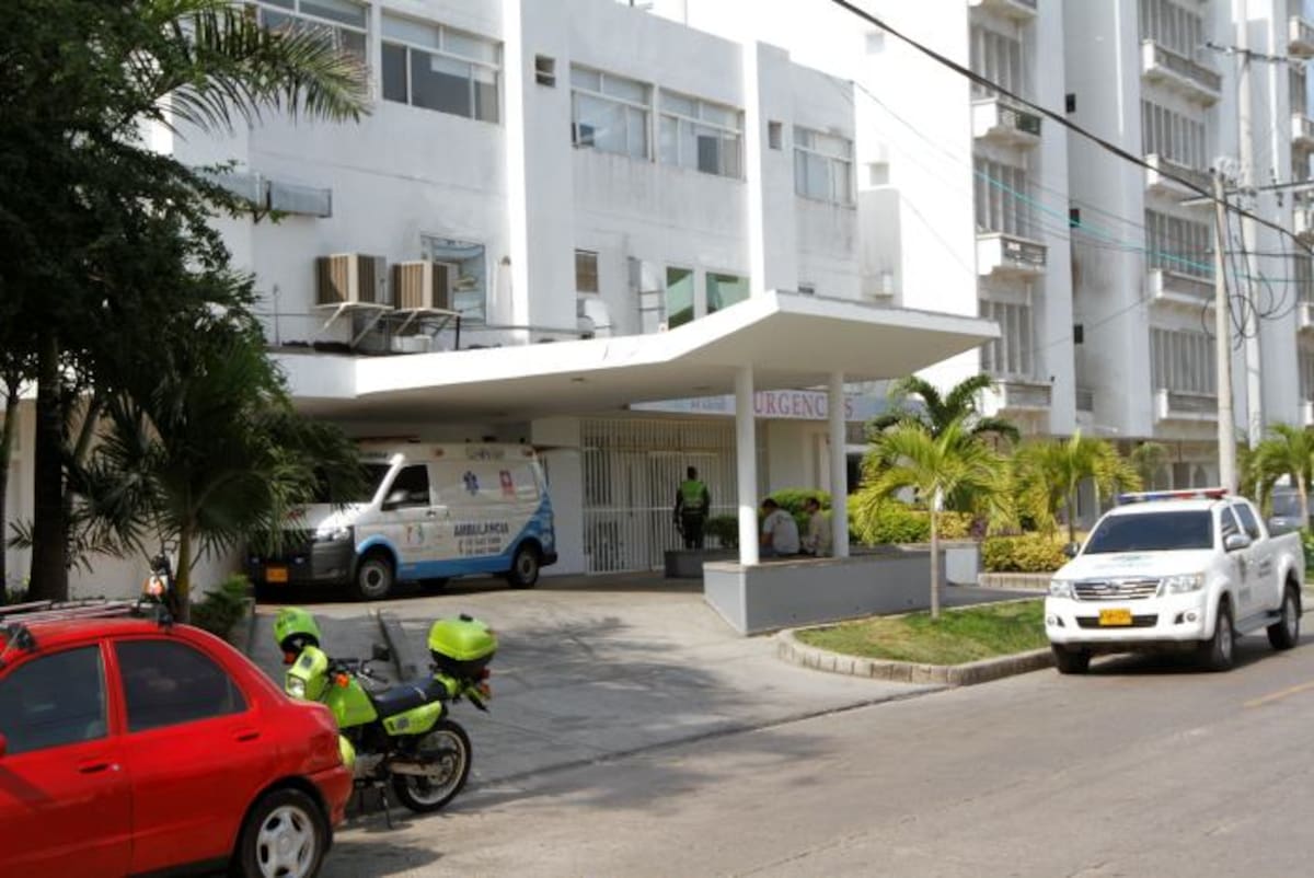 La menor fue llevada hasta el Hospital de Bocagrande, donde confirmaron su deceso. Archivo