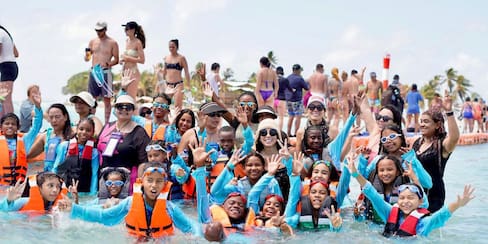 Ruta del Saber: así fue la experiencia de niños cartageneros en el acuario de San Andrés