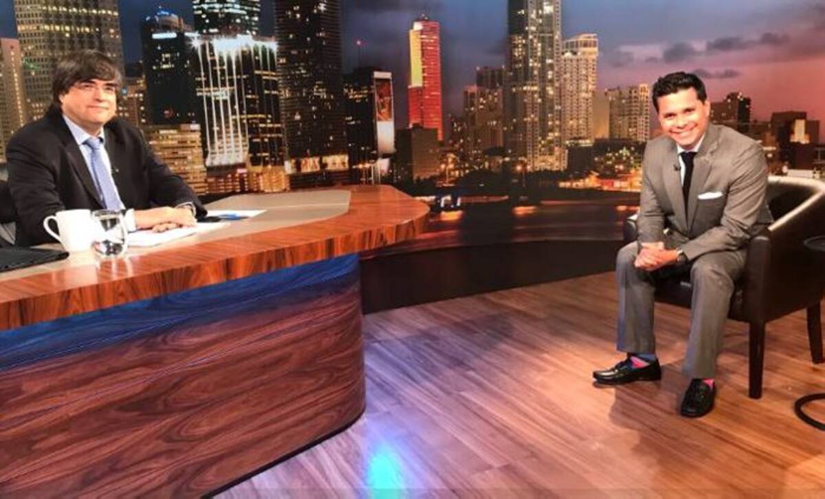 Jaime Bayly y Luis Carlos Vélez. TWITTER