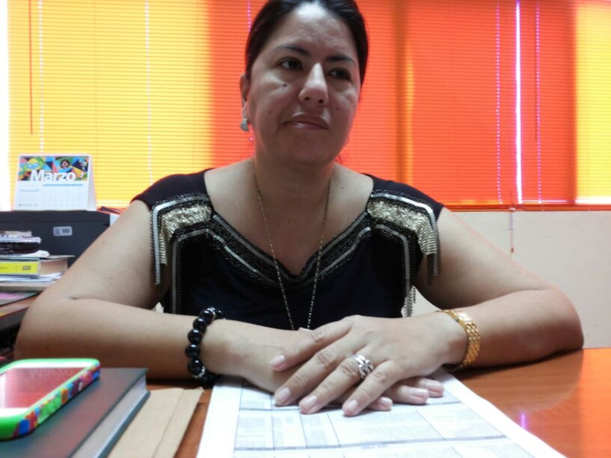 Zoila Álvarez, delegada del Registrador en Bolívar. EL UNIVERSAL