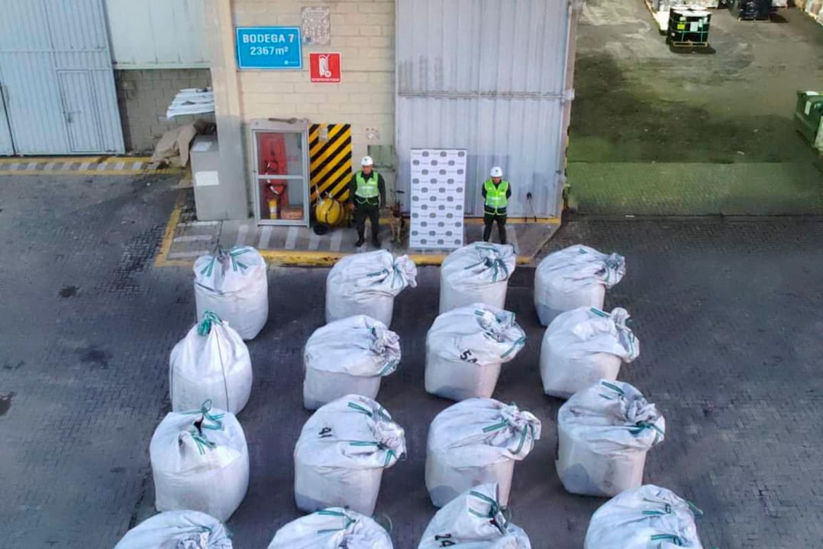Incautan 2.825 kilos de cocaína en puerto de Cartagena: iba para México