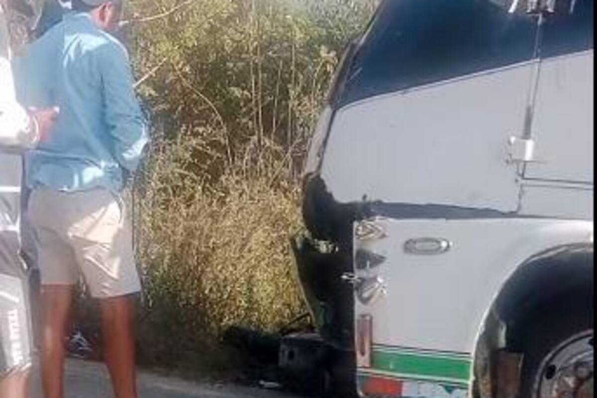Motociclista muere al ser arrollado por bus de servicio especial en Barú