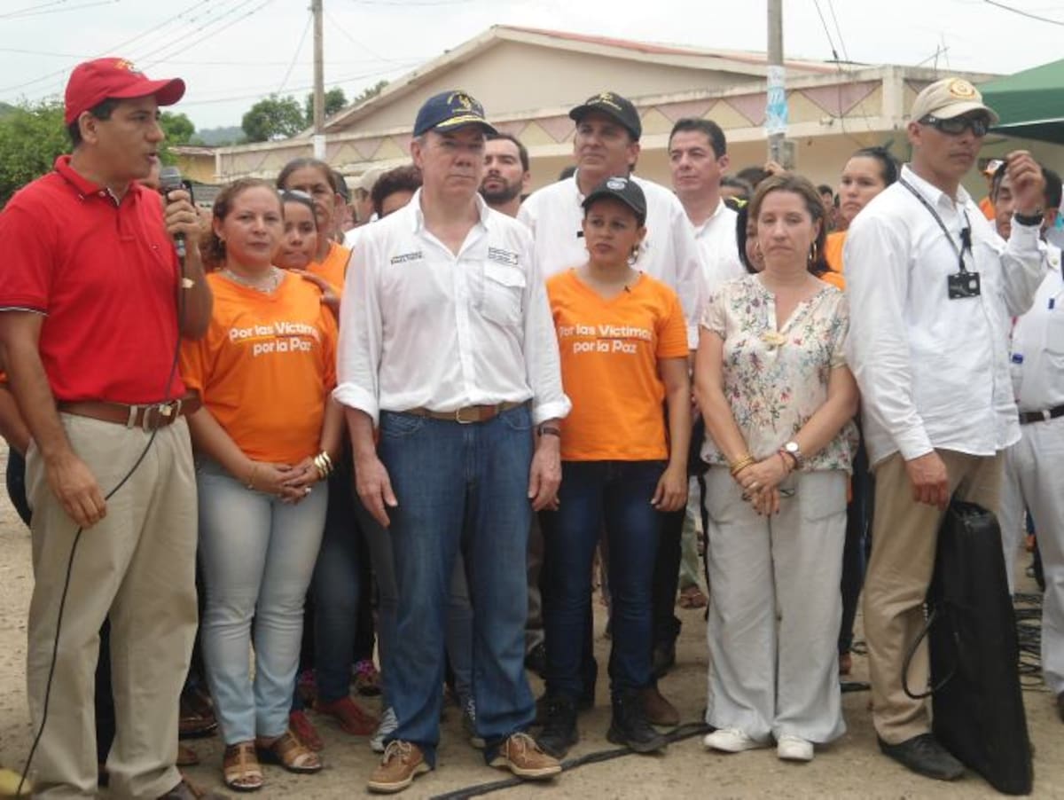 En San Juan Nepomuceno, el presidente también inspeccionó obras. Lila Leyva/ El Universal