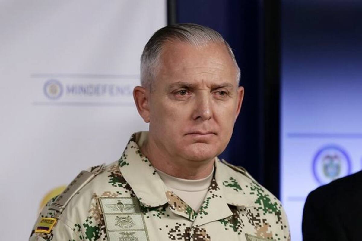 Alberto José Mejía, comandante de las fuerzas militares. COLPRENSA.