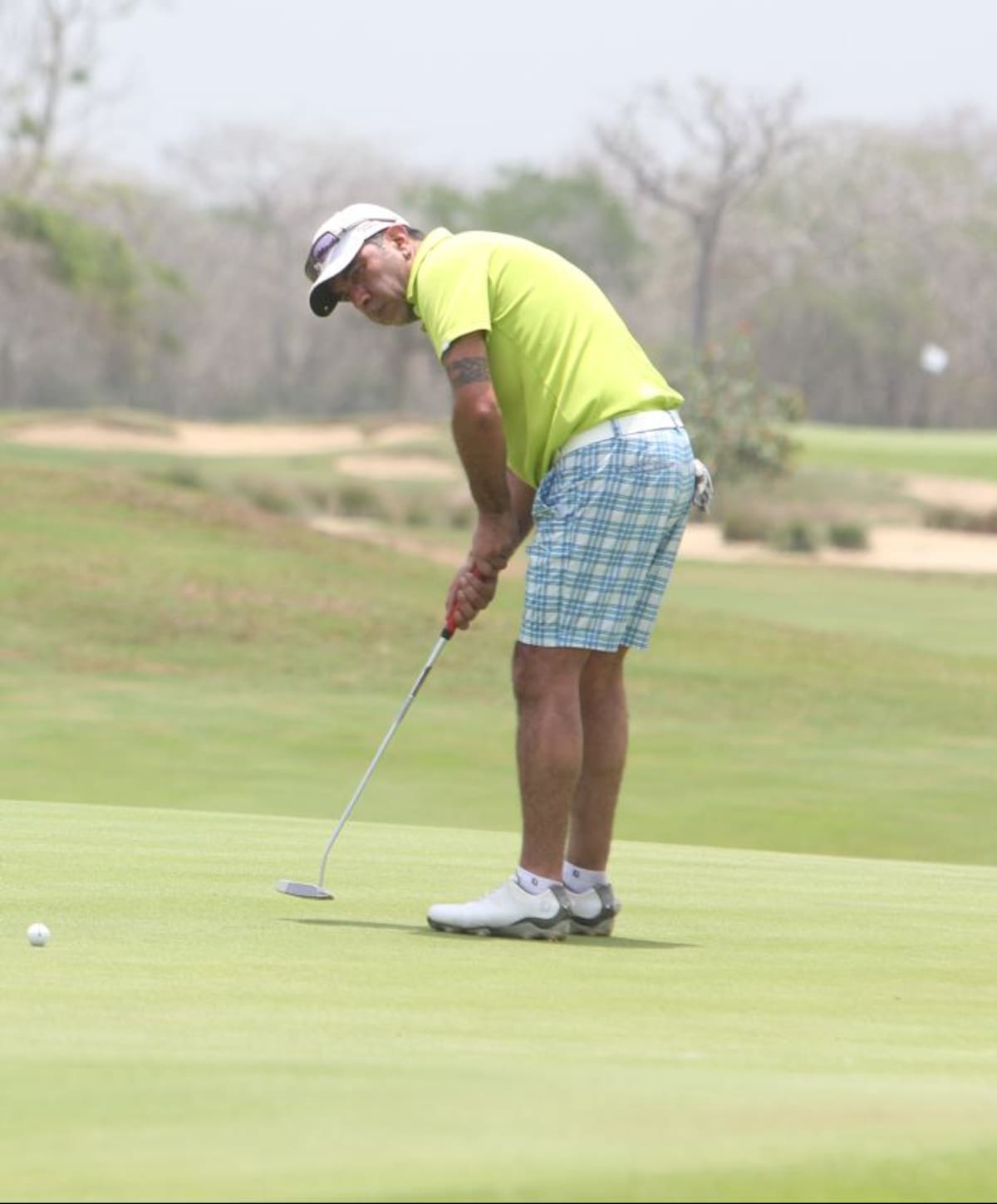 Jaime Quiroga, participante del I Abierto de Golf en Karibana. Kailline Giraldo-El Universal