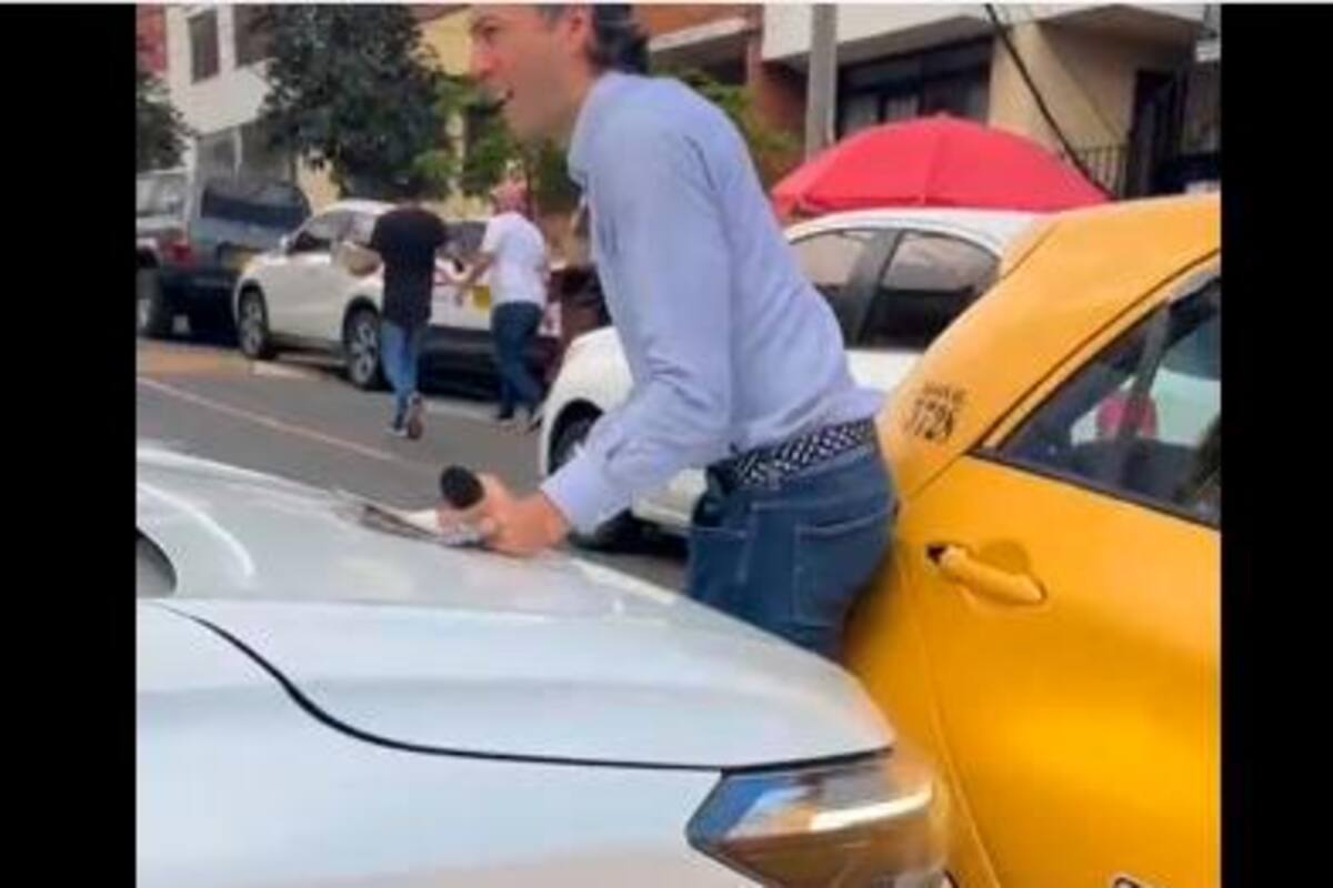 Daniel Quintero denuncia que camioneta lo atropelló y lo lesionó