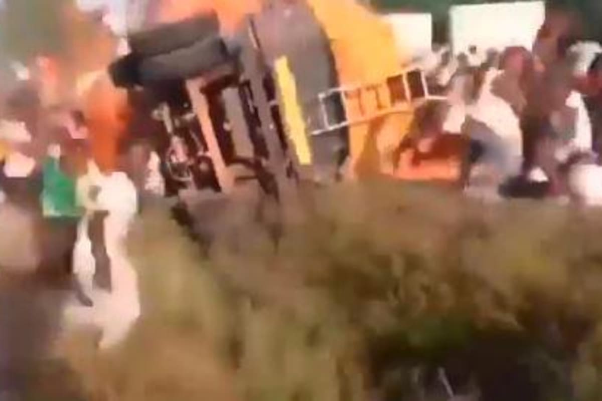 Impactante video: explota un camión cisterna y deja 40 muertos