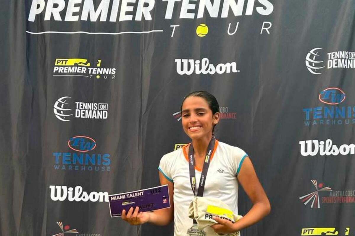 ¡Brilla otra vez!: Gaby Baena es subcampeona en torneo de tenis en Miami