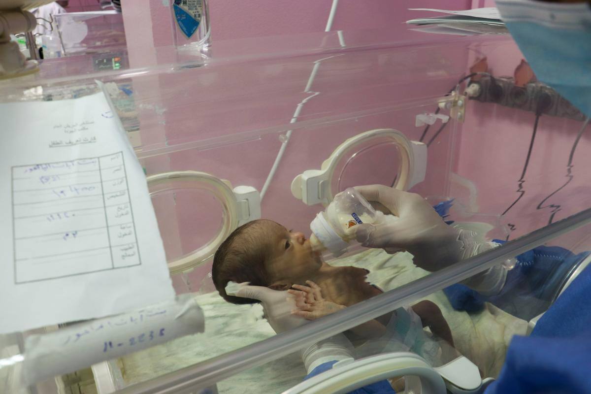 UNICEF: 20.000 niños “han nacido en el infierno” de Gaza desde que comenzó la guerra