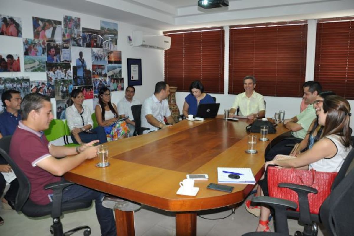 Comisión de empalme en la Alcaldía de Montería.