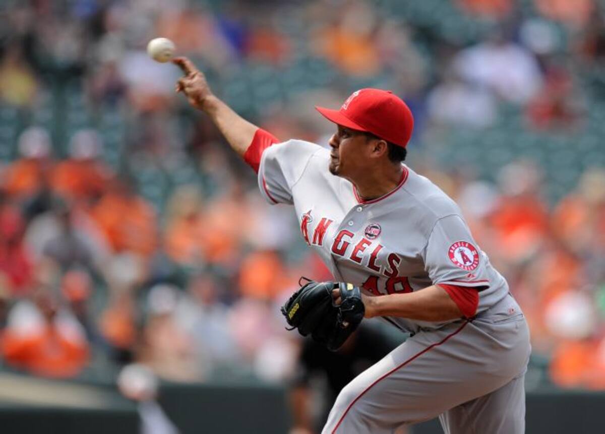 Ernesto Frieri colgó el noveno episodio, preservó el triunfo de los Angelinos 9-5 sobre los Orioles. AP